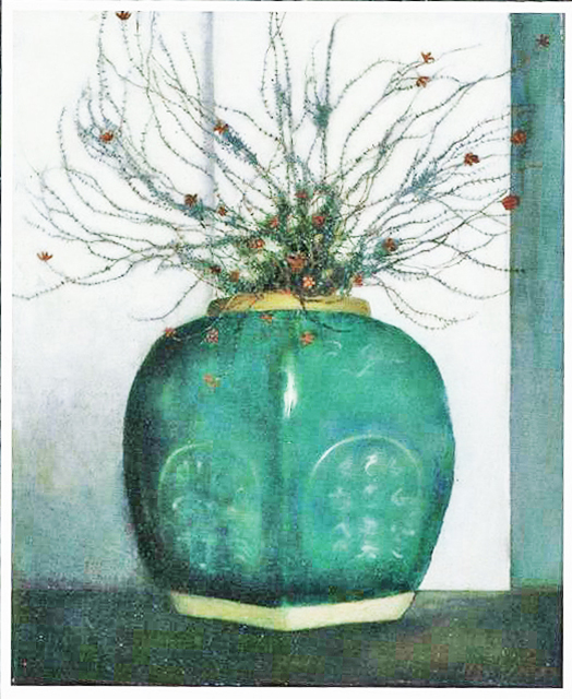 Een gemberpot, geschilderd door Jan Mankes.