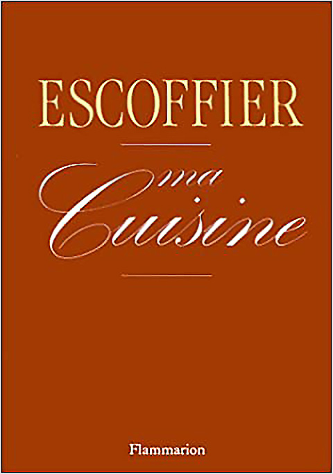 Het omslag van Escoffier's Ma Cuisine.