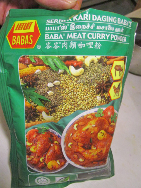 Maleis Baba curry mengsel.