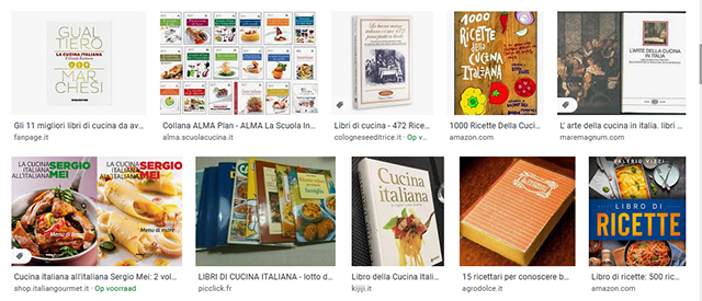 Verschillende Italiaanse koomboeken op Google.